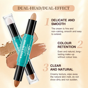 Nouveau Stick Correcteur, Bronzer, Contour Visage, Fond de Teint, Stylo Illuminateur et Stick Contour Double-embout pour Ombres - Product Image 2