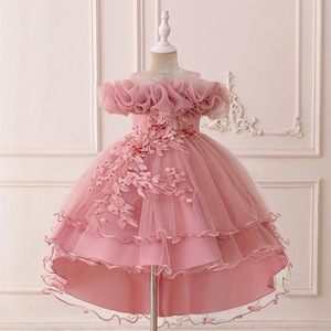 Vestido de Encaje Personalizado para Niñas, Vestido Elegante para Niños, Traje Formal para Recital de Piano, Cumpleaños, Boda, Fiesta, Vestidos de Princesa - Product Image 2