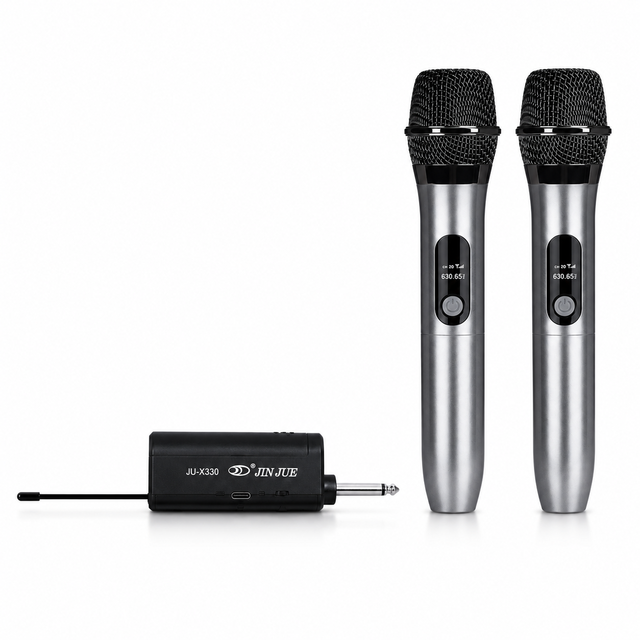 JINJUE JUX330 Factory Price 2.4G Wireless Dynamic Metal Handheld Microphone Teaching Conference Church Outdoor Indoor Wholesale