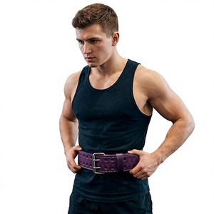 Cinturones de Levantamiento de Pesas de Cuero Vacuno de Alta Calidad para Año Nuevo, Resistentes, Antideslizantes, con Hebilla, para Entrenamiento de Levantamiento de Pesas, Venta al Por Mayor - Product Image 1