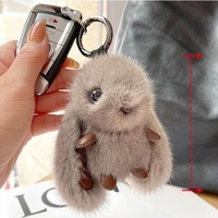 Mignon petit sac de mangue pendentif léger en peluche pendentif haut de gamme porte-clés mode petit cadeau