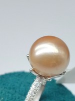 Eleganter Damenring aus 925 Sterling Silber mit Blanko-Fassung für Natürliche Süßwasserperle Direkt vom Hersteller