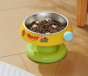 Mangkuk Hewan Peliharaan Kucing Lipat Tahan Air Portabel dari Baja Tahan Karat untuk Perjalanan dan Penggunaan Luar Ruangan - Product Image 1