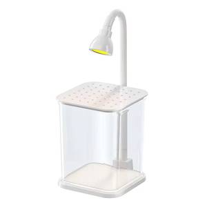 Modern 5W Power LED Lighting Plastic <strong>Acrylic</strong> <strong>Rectangular</strong> Mini Desktop Fish Tank Eco-friendly Beautiful Home <strong>Aquarium</strong> Accessory - Product Image 5