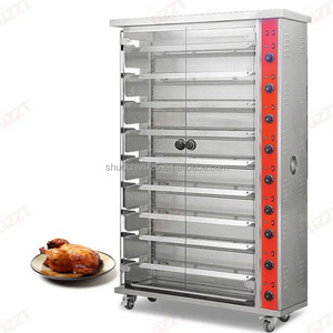 Prix Usine Équipement de Cuisine Professionnel : Machine à Rôtir le Poulet au Gaz et Électrique, 2, 3, 4, 5, <span class=keywords><strong>6</strong></span> Broches, à Vendre - Product Image 4