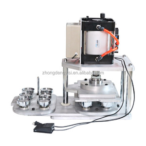 Button <b>Making</b> Machine 25 32 37 44 50 56 58 75mm 6pcs Round Mould Pneumatic Button Maker Automatic Pin <b>Badge</b> Maker - Product Image 3