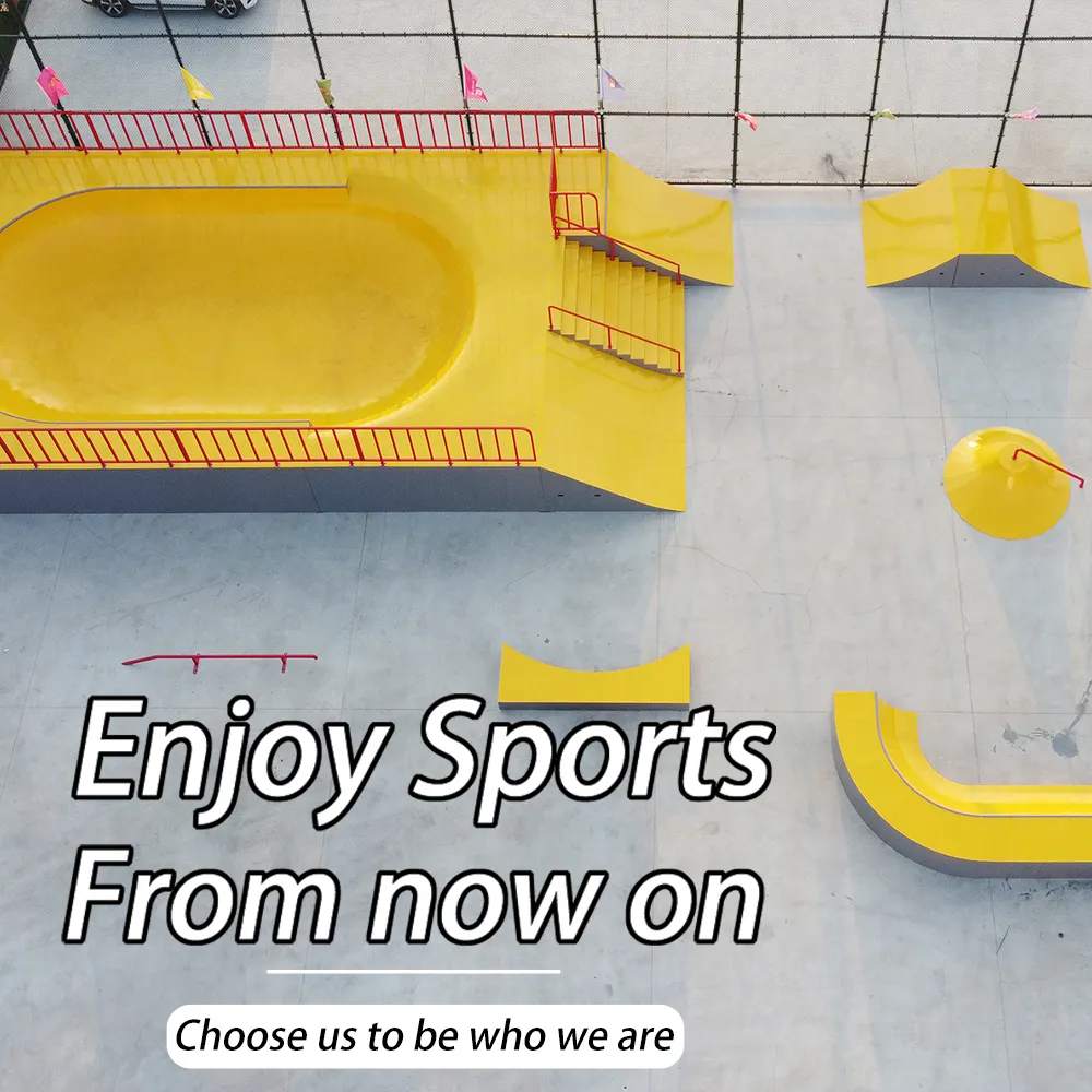 Extreme Sports Prop Manufacturer Skateboard Bowl Pool Wave Customized Training Track Construction