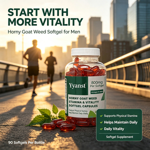 Complément Énergétique Herbal pour Hommes Actifs : Extrait de Horny Goat Weed 800mg, 90 Gélules – Nutrition et Vitalité (OEM/ODM) - Product Image 3