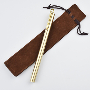 Trung Quốc bút nhà sản xuất sang trọng Brass con lăn bóng bút cảm thấy <span class=keywords><strong>tip</strong></span> kim loại bút cho tùy chỉnh thương hiệu - Product Image 1