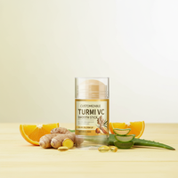 Stick Crème Visage et Cou Personnalisable au Curcuma, Gingembre et Vitamine C – Hydratant, Nourrissant et Raffermissant pour Tous Types de Peau