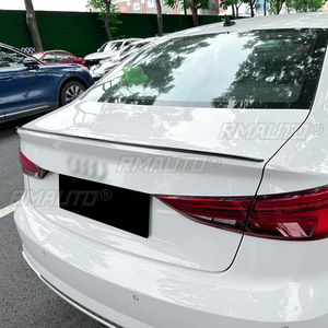 สปอยเลอร์ท้ายรถด้านหลังปีกท้ายรถสปอยเลอร์ปีกท้ายรถสำหรับ S3 A3ออดี้8V ซีดาน2014-2020อุปกรณ์ตกแต่งรถยนต์ - Product Image 4