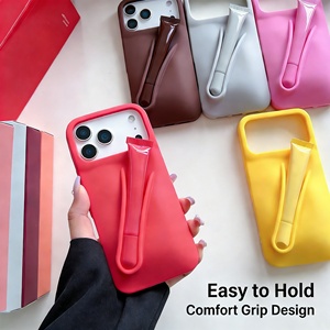 Funda <span class=keywords><strong>de</strong></span> silicona a prueba <span class=keywords><strong>de</strong></span> golpes para teléfono con soporte para brillo labial, al por mayor, para <span class=keywords><strong>iPhone</strong></span> 16 17 <span class=keywords><strong>Pro</strong></span> <span class=keywords><strong>Max</strong></span> - Product Image 2