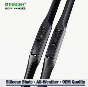Limpiaparabrisas Híbrido con Goma Resistente al Ozono de 18-24 Pulgadas para Roadster, Climas Desérticos o Fríos, con Certificación CE, Marca YOUNGLOOK - Product Image 1