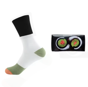 ถุงเท้ายาวสุดแปลกสำหรับชายวัยรุ่นชายหญิงถุงเท้าลายปลาแซลมอน - Product Image 3