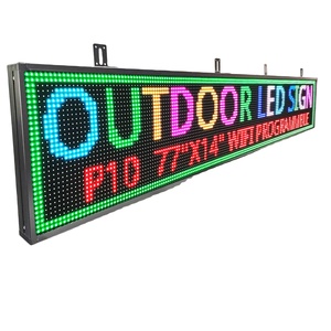 Panneau d'affichage électronique sans fil WiFi extérieur, programmable, adapté aux centres commerciaux et aux magasins de détail, signalétique LED programmable - Product Image 1