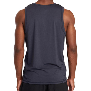 ZALFAN FITNESS Camiseta sin mangas oversize de cuello redondo de poliéster/algodón ecológico de alta calidad para hombre - Servicio OEM, bajo precio, lavado ácido - Product Image 3