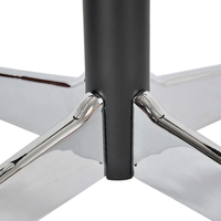 Pieds de table extérieurs en alliage d'aluminium moulé sous pression à quatre branches croisées pour hôpitaux, salons et chambres