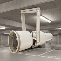 Ventilateur de refoulement pour parking automobile, fabriqué en Chine, ventilateur de toit industriel, ventilateur axial