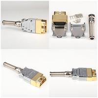 Connecteur mâle OBD 16 broches en alliage de zinc, type assemblé, pour diagnostic automobile