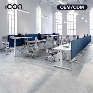 Hiện đại điện Chiều cao có thể điều chỉnh bàn văn phòng thông minh Ergonomic văn phòng bàn máy tính bàn văn phòng đồ nội thất văn phòng thường vụ bàn - Product Image 1