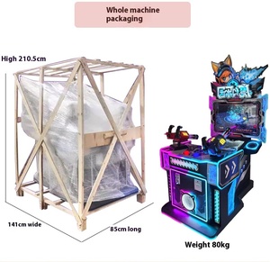 Đồng tiền hoạt động 1-năm đội hình trò chơi màn hình giao diện điều khiển Rides 2-người chơi bắn súng Arcade máy cho trẻ em kim loại nhựa giao diện điều khiển Rides - Product Image 6