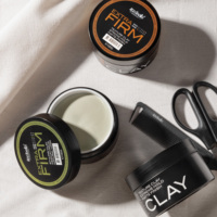 Pâte coiffante mate naturelle à tenue forte pour hommes, contrôle des bords, ajoute du volume et de la texture, marque privée