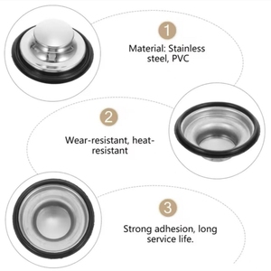 Filtro per Lavello Moderno JIAQU, Diametro Esterno 86mm, Facile da Pulire e Installare, Coperchio Universale Sigillante per <span class=keywords><strong>Scarico</strong></span> Lavello - Product Image 4