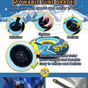 Trineos y Tubos Inflables para Deportes de Invierno con Asa, Accesorios Prácticos para Actividades Invernales - Product Image 5