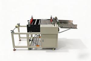 Machine à coudre et à découper entièrement automatique Sokiei Industrial, programmable, largeur 500 mm, moteur haute vitesse, certifiée CE pour le plastique - Product Image 3