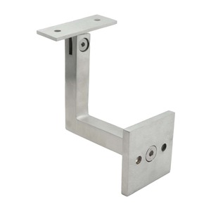 Wand halterung Außen Zier Satin Nickel Edelstahl Glas Montage Handlauf Halterung Match Geländer Stütz rohre - Product Image 4