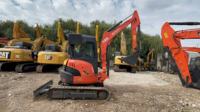 La mini excavatrice de 3.5 tonnes a utilisé l'excavatrice Kubota U35 à Shanghai en Chine
