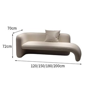 Sofá Reclinable <span class=keywords><strong>de</strong></span> Dos Plazas en Forma <span class=keywords><strong>de</strong></span> L, Estilo Italiano Minimalista Moderno, <span class=keywords><strong>de</strong></span> Madera, <span class=keywords><strong>con</strong></span> Esponja, para Sala <span class=keywords><strong>de</strong></span> Estar, Hotel o Casa <span class=keywords><strong>de</strong></span> Huéspedes - Product Image 6