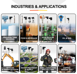 WTSensor 공장 유압 물 연료 액체 파이프 시스템 압력 송신기 4-20mA 공기 압축기 용 변환기 센서 - Product Image 6