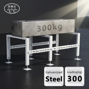 <span class=keywords><strong>Support</strong></span> de <span class=keywords><strong>climatisation</strong></span> au <span class=keywords><strong>sol</strong></span> à deux étages, réglable en longueur, en acier galvanisé par pulvérisation, haute résistance, Boruida - Product Image 1