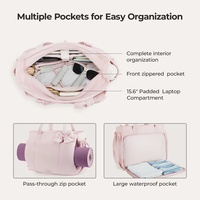 Nouveau sac fourre-tout en nylon léger de grande capacité pour femmes, sac à main à bandoulière multi-poches, logo/couleur personnalisés, vente en gros pour femmes