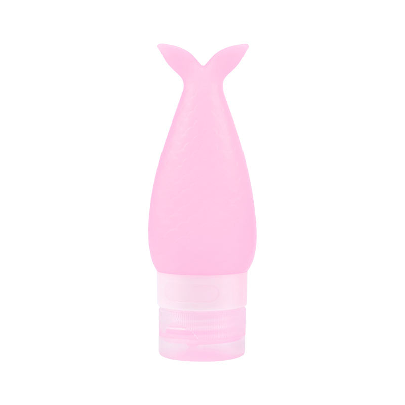 Pink 48ML Silicone Refillable Bottle