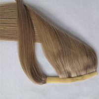 Produits très demandés : Extensions de cheveux humains 100% Remy vierges, queue de cheval à enrouler avec cordon de serrage