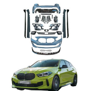 Kit carrosserie complet pour 1S F40 à <span class=keywords><strong>135i</strong></span> M-Tech, comprenant lèvre avant, diffuseur arrière, jupes latérales, pièces de tuning automobile et pare-chocs - Product Image 1