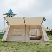 Tente automatique d'extérieur à ouverture rapide, tente de camping à installation automatique, abri double couche pour la randonnée en famille et les aventures