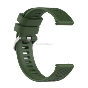 Bracelet de remplacement en silicone pour <span class=keywords><strong>montre</strong></span> <span class=keywords><strong>Garmin</strong></span> <span class=keywords><strong>Forerunner</strong></span> 158/<span class=keywords><strong>55</strong></span>, bracelet en caoutchouc, bracelet de sport, bracelet de remplacement 20 mm - Product Image 3
