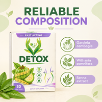 Approvisionnement direct usine : Bandes buccales détoxifiantes à la Garcinia Cambogia et à la Withania Somnifera, pour nettoyer l'estomac et les intestins, avec des bandes de Senna