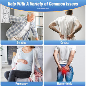 Cojín de Asiento Confortable para Aliviar el Dolor de Coxis, Cojín para Silla de Oficina, Soporte para Sentarse, Almohada para Aliviar el Dolor de Coxis y Ciática - Product Image 5