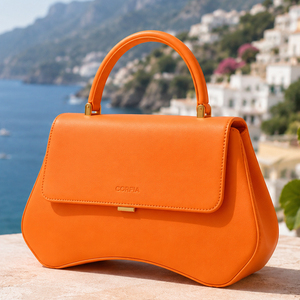 GORFIA Borsa a Mano Minimalista in Pelle Vegana Resistente e Impermeabile per Donne, con Manico Superiore Strutturato, Disponibile in Diversi Colori - Product Image 1