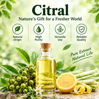 Citral synthétique de haute pureté, arôme et parfum liquides de qualité alimentaire pour saveur de tabac, CAS 5392-40-5, fourniture d'usine