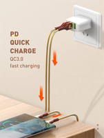 LDNIO LS681 Câble chargeur USB de bonne qualité pour téléphone Câble de synchronisation de données de transfert de charge rapide 1m 2m en stock