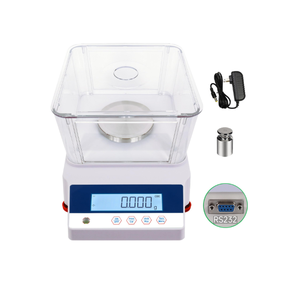 Balance analytique électronique <span class=keywords><strong>série</strong></span> Yheng FA, capteur de force électromagnétique, plateau en acier inoxydable, précision 0,001 g, grand écran LCD - Product Image 4