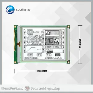 קידום מכירות מסך lcd 240x320 JXD320240AE-TP FSTN תצוגת lcd גרפית חיובית 5.7 אינץ' עם מודול תצוגת lcd מגע