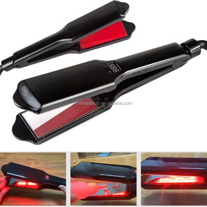 Plancha de Pelo Eléctrica de Infrarrojos Lejanos, Diseño de Placas Frías Ultravioleta, Apta para Viajes en Autocaravana y Mercado Global, Modelo Más Reciente de 2026 - Product Image 3