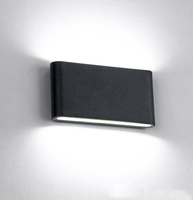 -18W Étanche Extérieur LED Applique Murale Porche Applique IP65 Aluminium Jardin Décor À La Maison De Luxe Extérieur Applique Murale