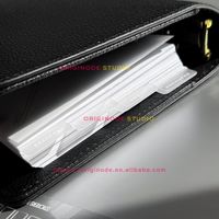 Séparateurs de planificateur en PP dépoli vierges personnalisables avec languettes supérieures, format A5 A6 B5, pour reliure à 6 anneaux, séparateurs de page en plastique pour autocollants
